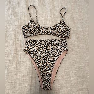 SOLD Aerie Leopard Bikini